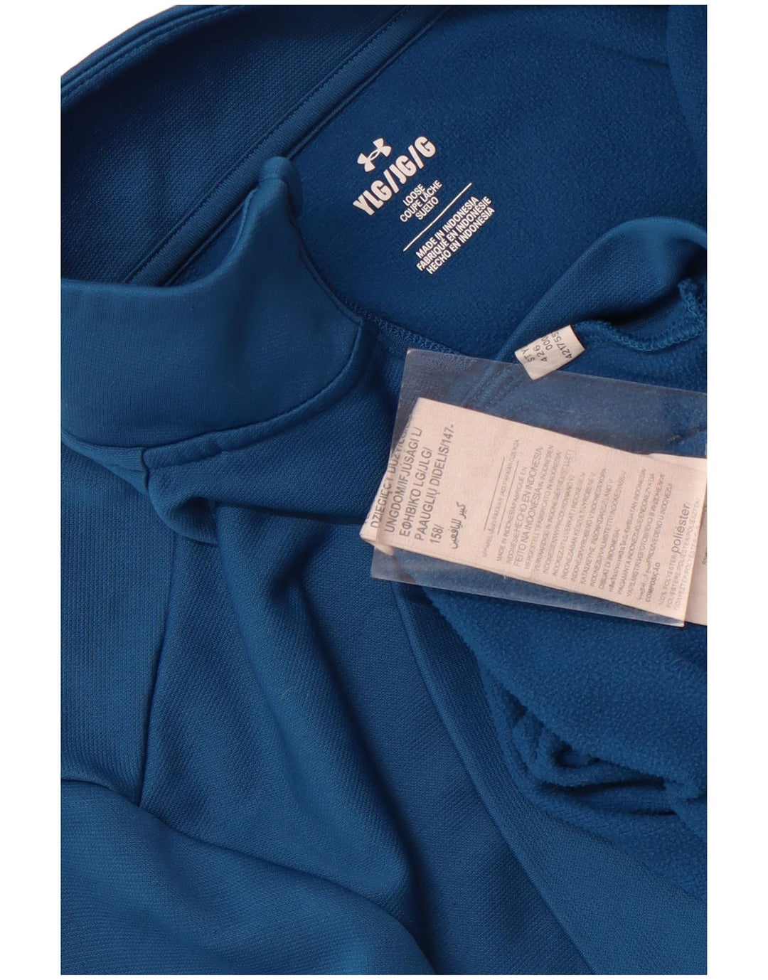 Moletom Under Armour Boys Loose Fit Jumper 11-12 Anos Grande Azul