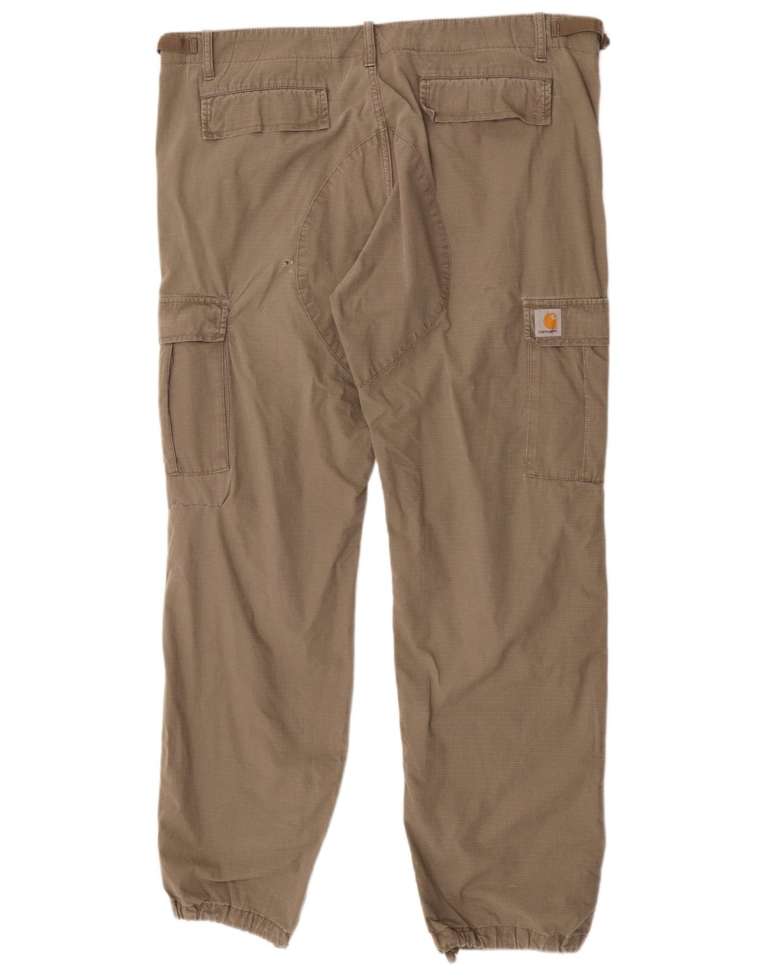 Calça cargo masculina Carhartt W40 L34 algodão cáqui