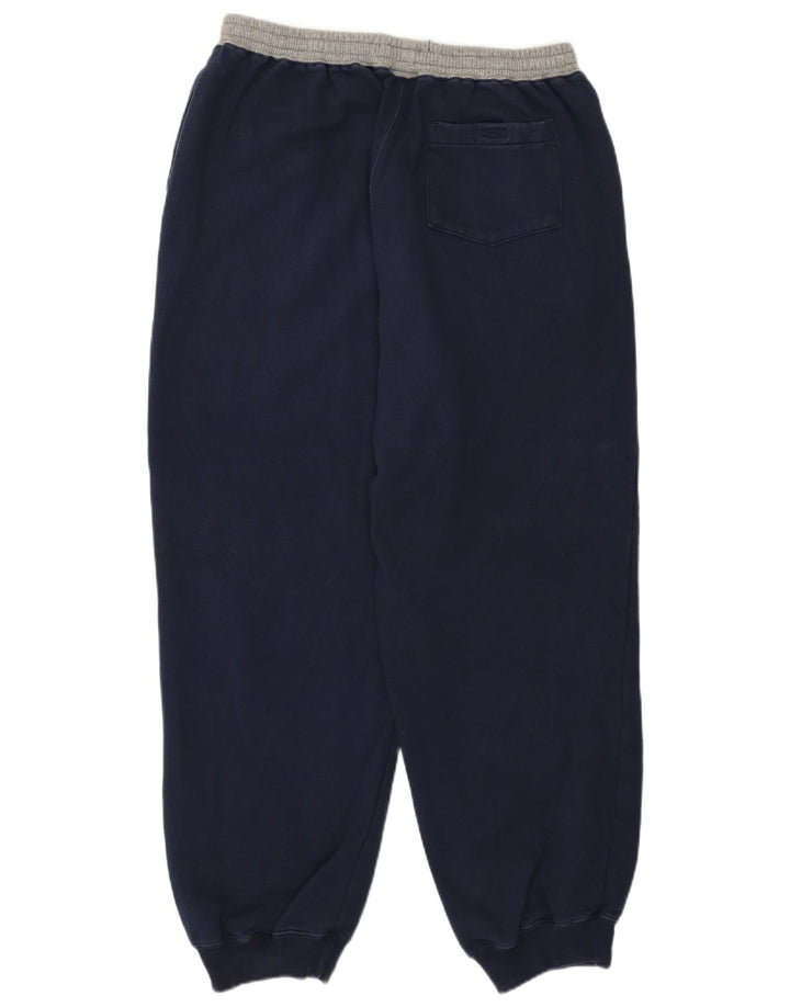 Calça esportiva masculina Tommy Hilfiger com estampa gráfica grande azul marinho