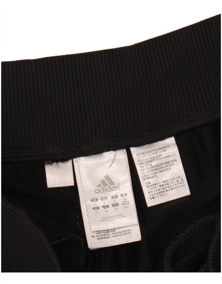 Calça de treino feminina Adidas UK 14 grande poliéster preto