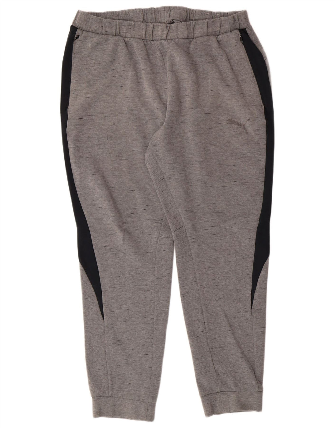 PUMA Mens Tracksuit Trousers Joggers XL  Grey Colourblock