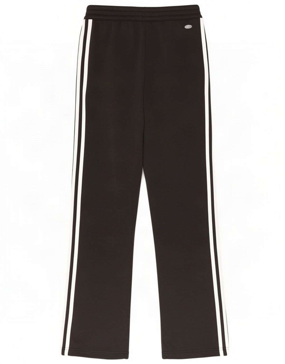 Calças de treino femininas Adidas UK 8 pequenas poliéster preto