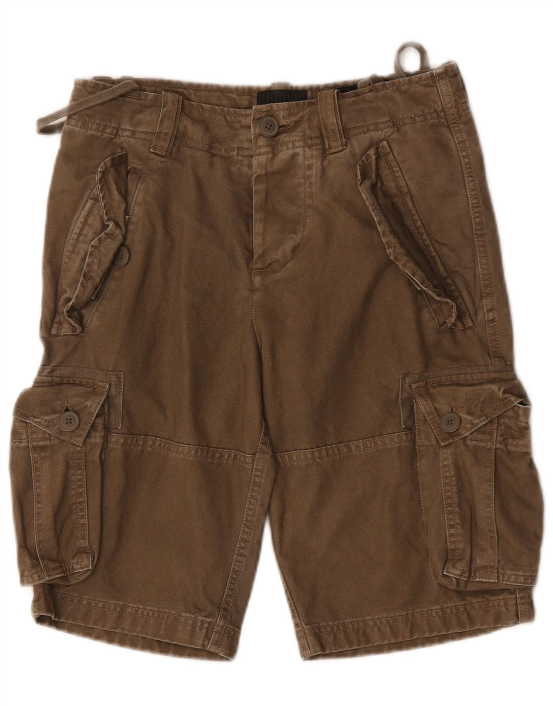 Superdry Mens Cargo Shorts W29 Pequeno Algodão Marrom