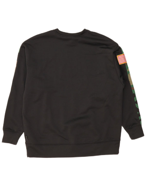 JORDAN Mens North Carolina moletom jumper médio preto camuflagem