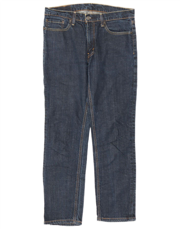 Levi's Masculino 541 Tapered Jeans W32 L27 Azul Algodão