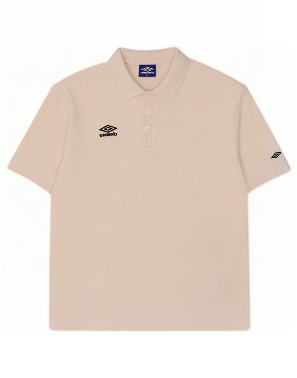 Camisa polo masculina Umbro XL branca poliéster