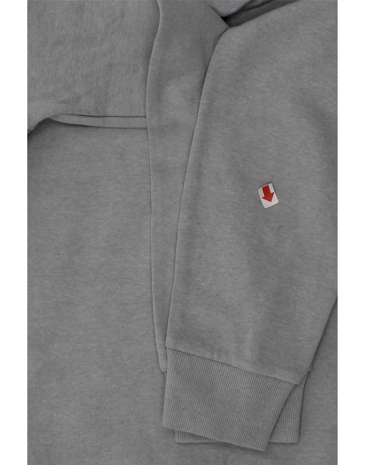UNDER ARMOUR Boys Hoodie Jumper 12-13 Years Large  Grey Cotton Vintage Under Armour and Second-Hand Under Armour from Messina Hembry 
