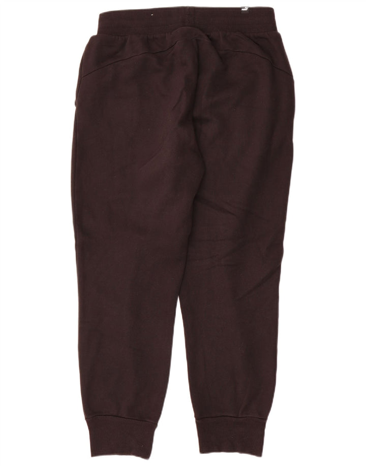 Calça de treino masculina Puma Joggers pequeno algodão preto