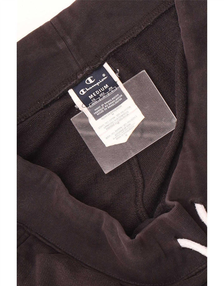 Shorts esportivos masculinos Champion médio algodão preto