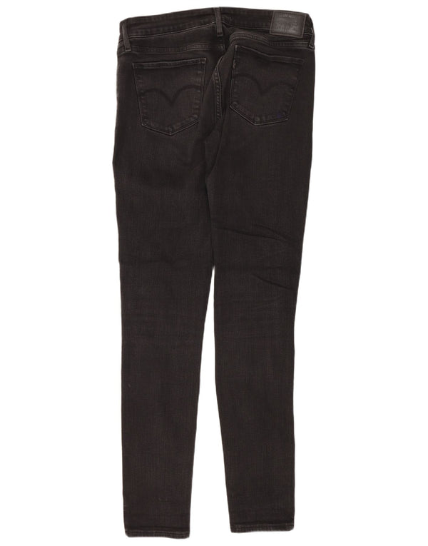 Calça jeans feminina Levi's 711 skinny W28 L30 algodão preto