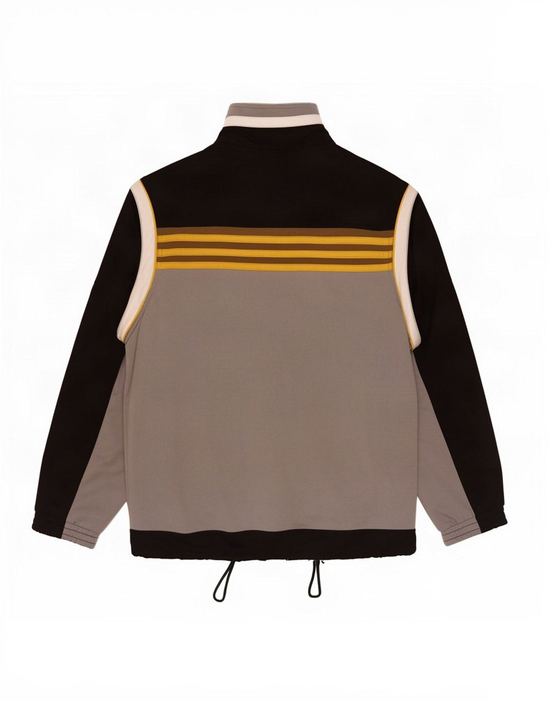 Fila Mens Tracksuit Top Jacket IT 50 Poliéster Colourblock Cinza Médio