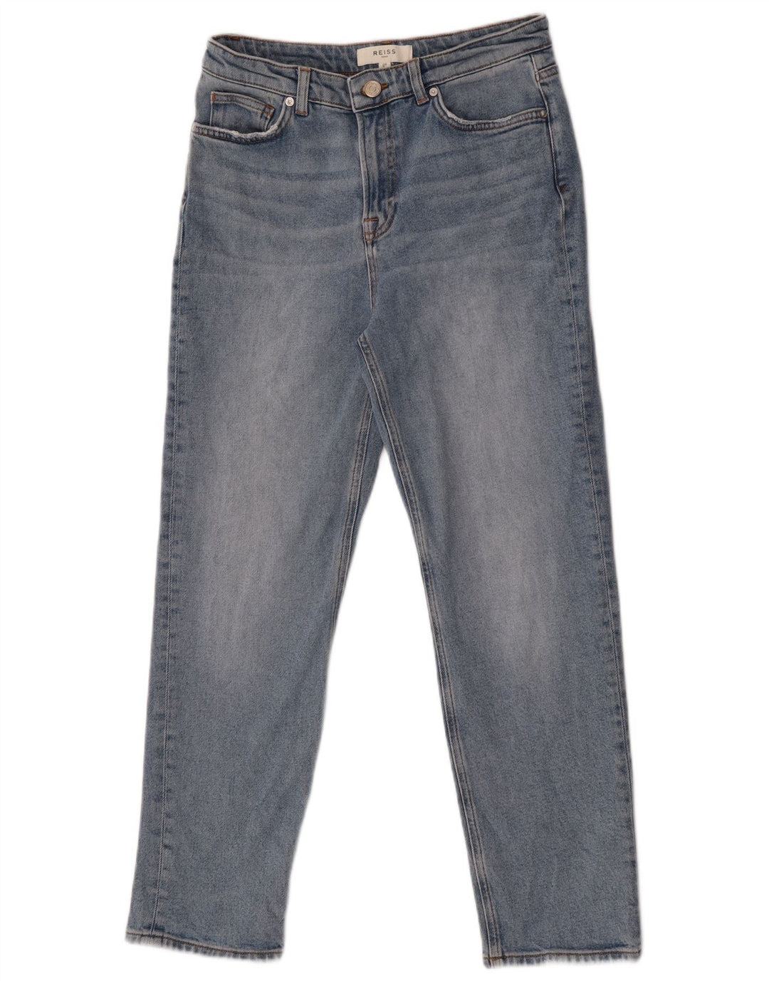 Jeans Slim Feminino Reiss W28 L27 Algodão Azul