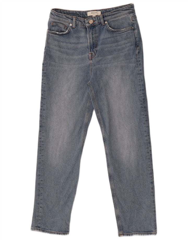 Jeans Slim Feminino Reiss W28 L27 Algodão Azul