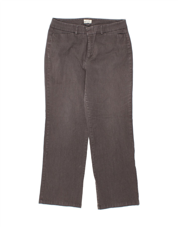 DOCKERS Womens Bootcut Casual Trousers US 12 Large W30 L29 Grey Cotton Vintage Dockers and Second-Hand Dockers from Messina Hembry 