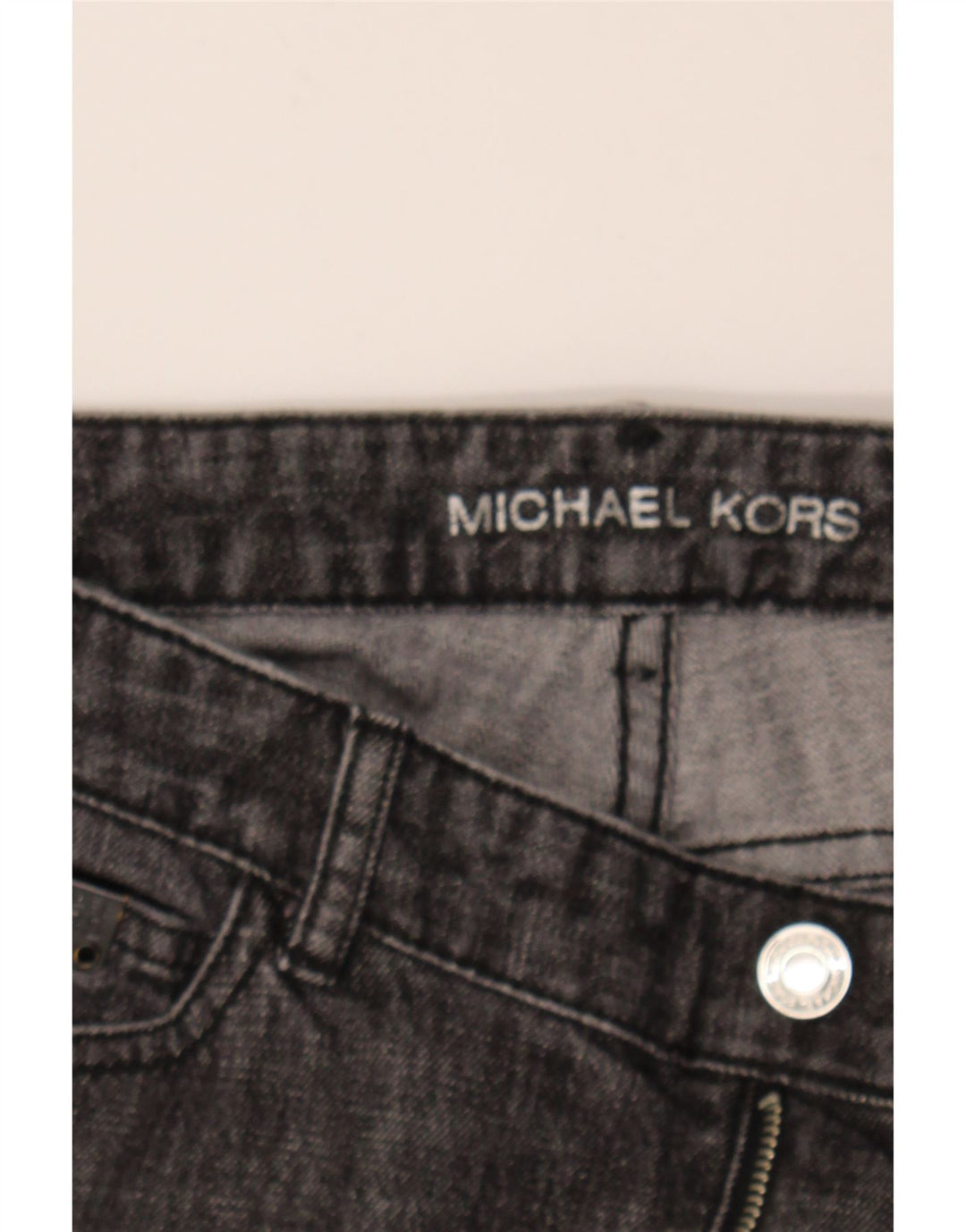MICHAEL KORS Womens Slim Jeans US 6 Medium W30 L32 Grey Cotton Vintage Michael Kors and Second-Hand Michael Kors from Messina Hembry 
