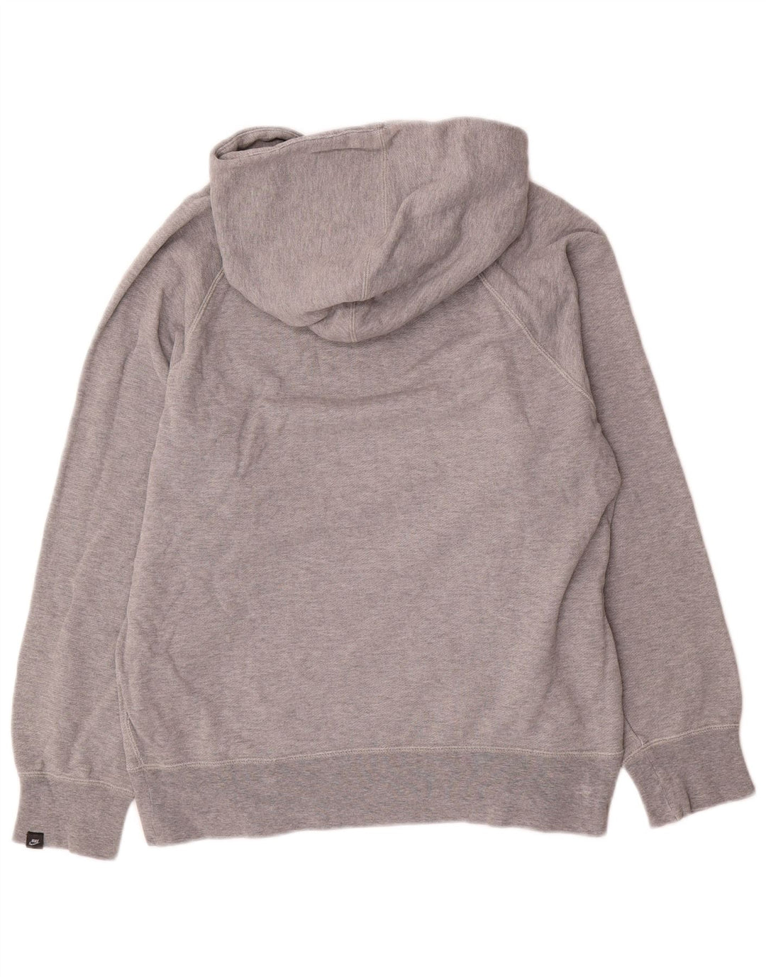 Jumper com capuz gráfico masculino Nike pequeno algodão cinza
