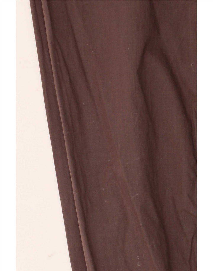 Camisa masculina Trussardi Jeans grande algodão marrom