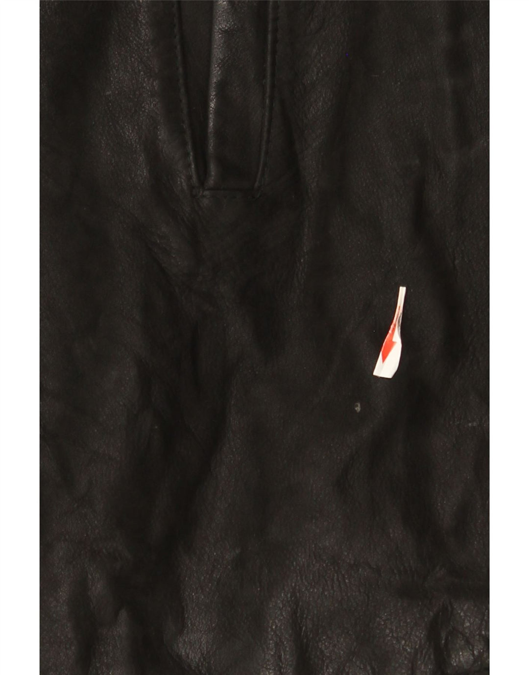 Jaqueta masculina de couro com peito duplo Desi UK 42 XL couro preto