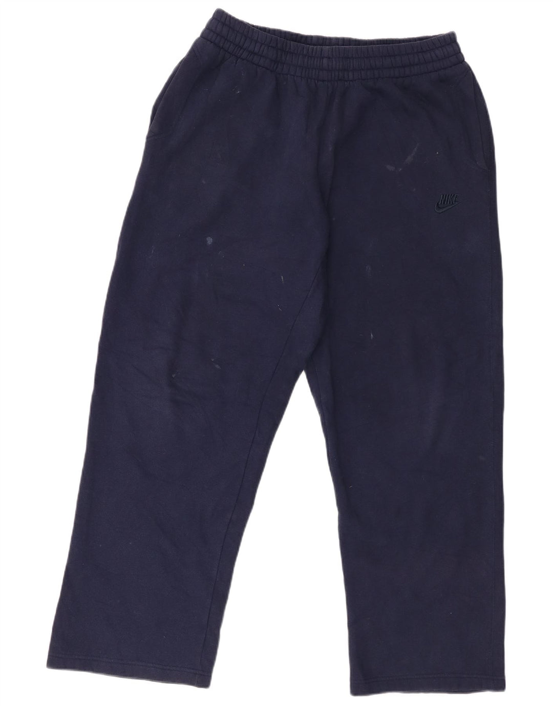 Calça de treino masculina Nike grande algodão azul marinho