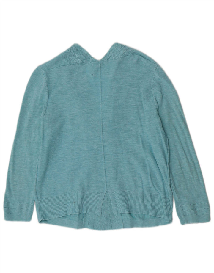Bolero Jumper feminino White Stuff UK 10 algodão verde pequeno