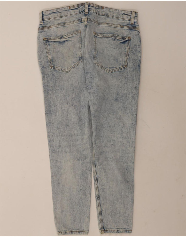 Zara Mens Jeans Slim Distressed EU 44 Grande W34 L28 Azul