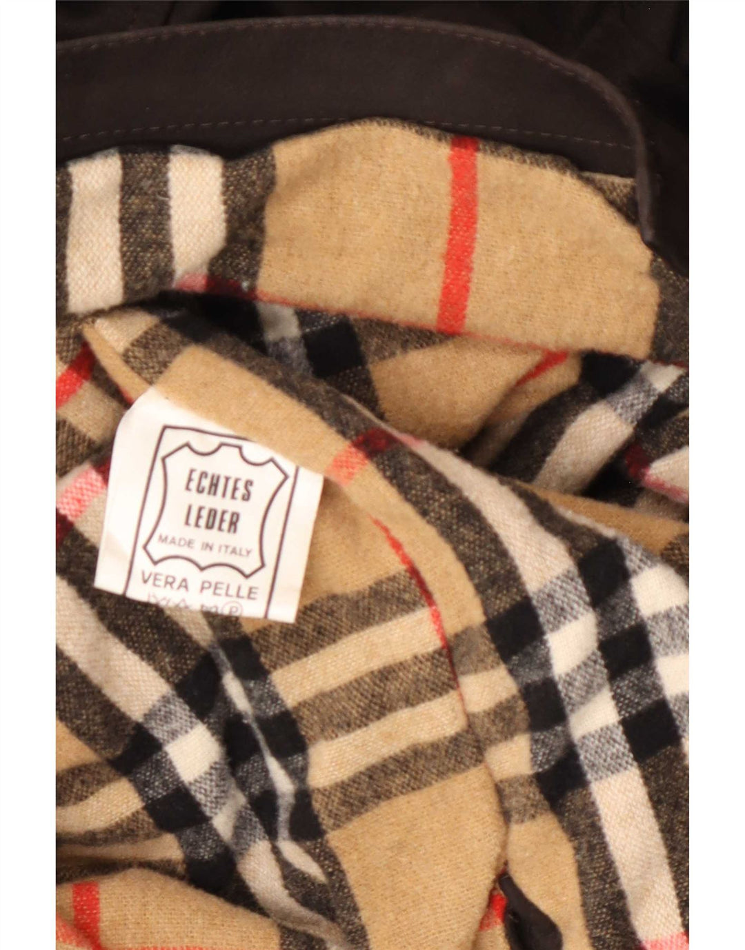 Jaqueta de couro masculina Douglas UK 42 XL marrom