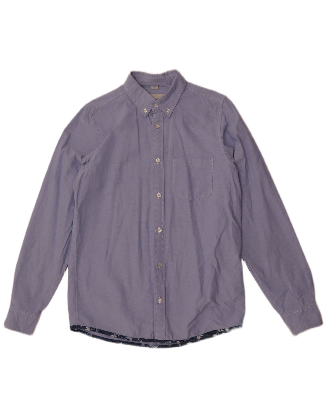 Carhartt Camisa masculina slim pequena azul colorblock algodão