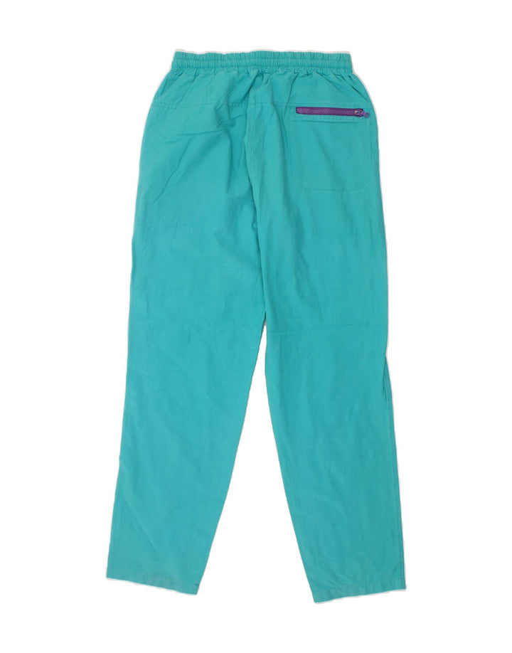 VINTAGE Womens Tracksuit Trousers Large Turquoise Vintage Vintage and Second-Hand Vintage from Messina Hembry 