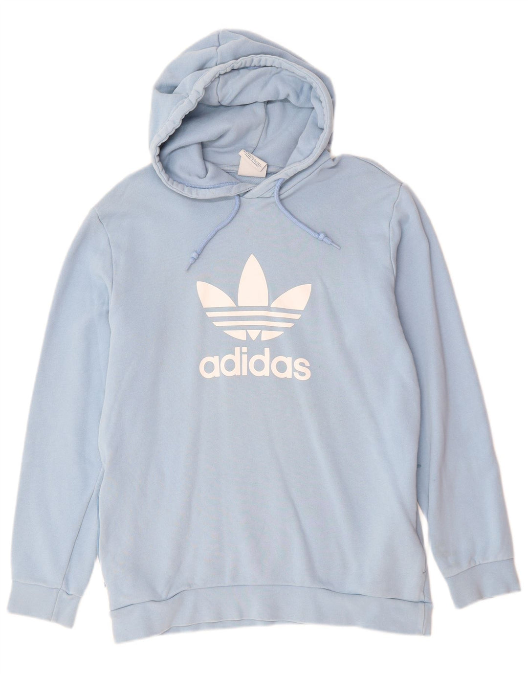 ADIDAS Mens Graphic Hoodie Jumper Médio Algodão Azul