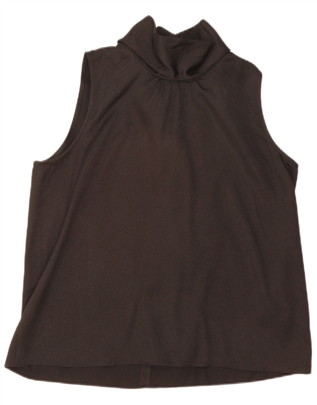 Blusa feminina sem mangas DKNY UK 18 XL poliéster preto