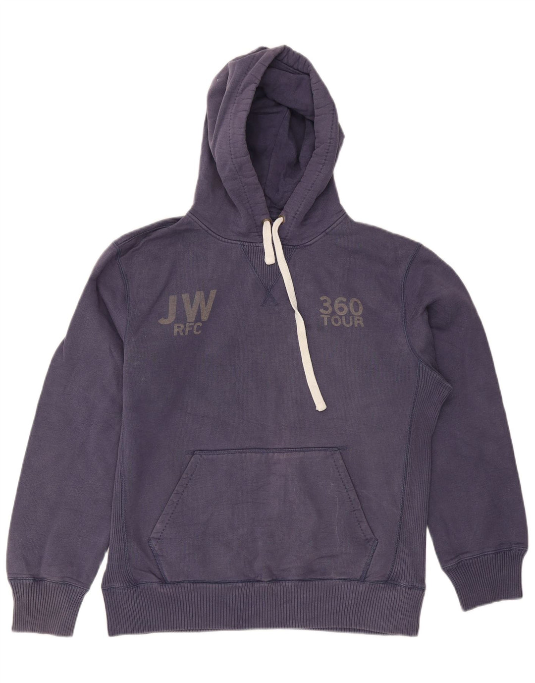 Jack Wills moletom com capuz gráfico masculino médio algodão azul marinho