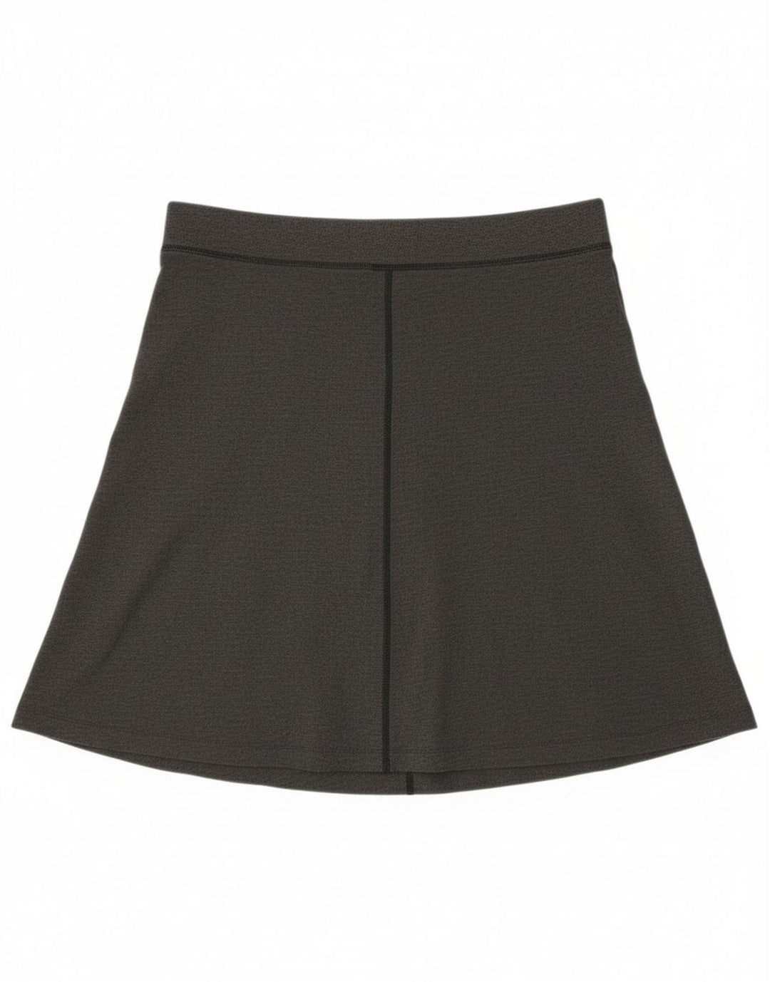 Saia feminina Eddie Bauer evasê médio W30 poliéster cinza