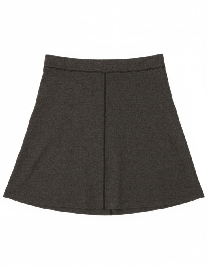 Saia feminina Eddie Bauer evasê médio W30 poliéster cinza