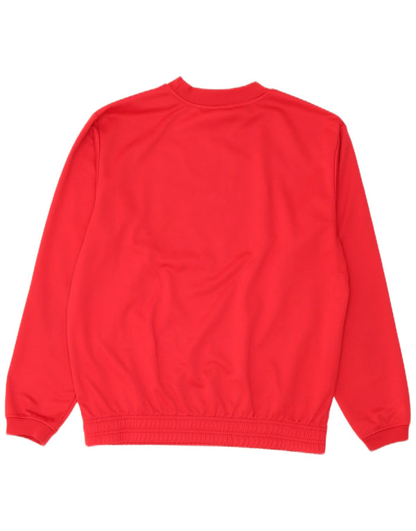 Asics Masculino Regular Fit Suéter Jumper Médio Vermelho Poliéster Esportes