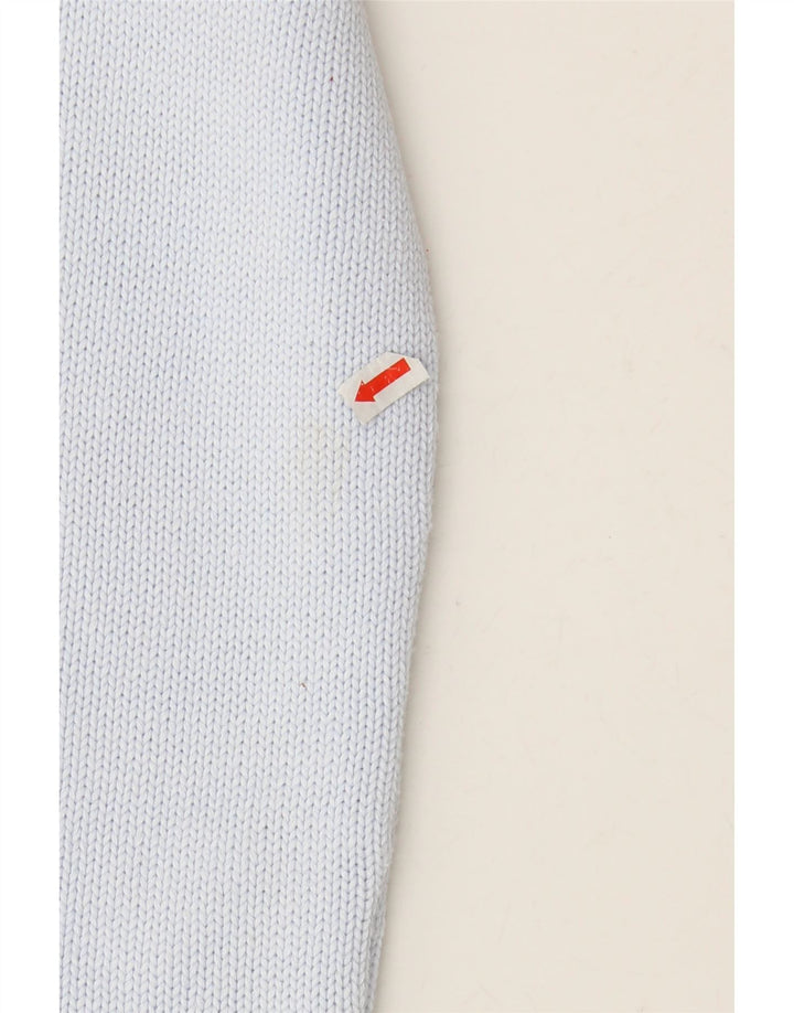 Suéter cardigã masculino ZARA XL algodão azul