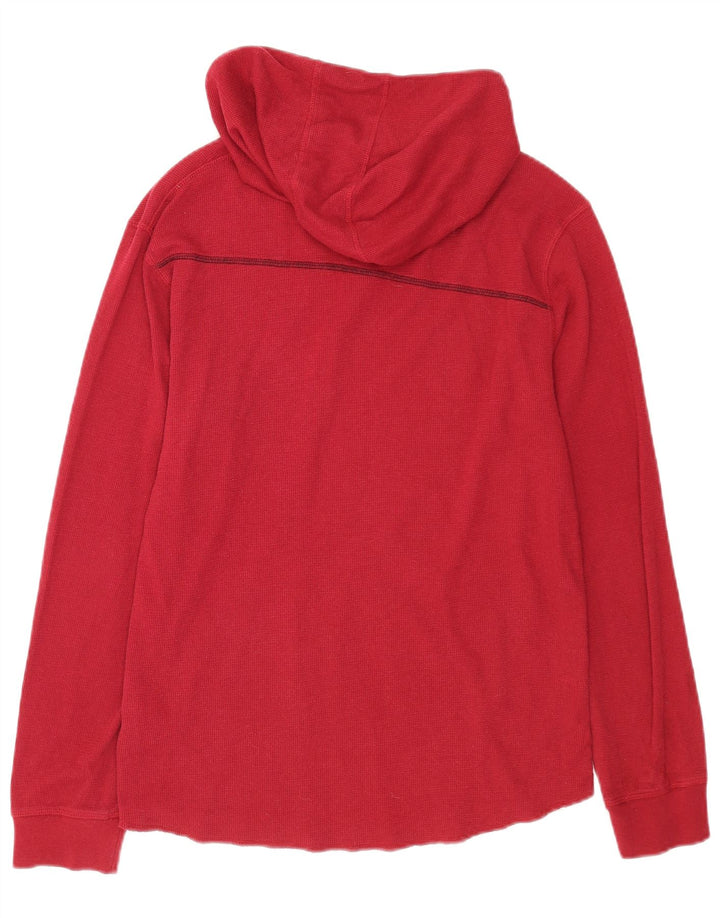 Suéter masculino com capuz e gola redonda da Volcom, algodão vermelho grande
