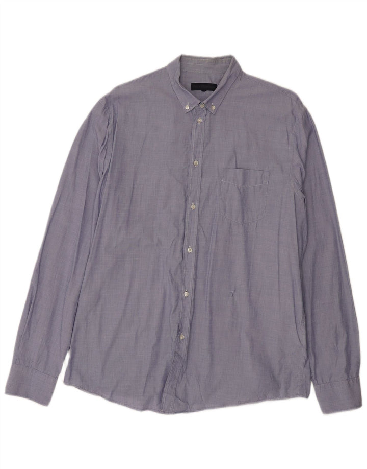 Camisa masculina TRUSSARDI grande azul