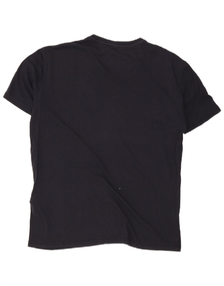 Camiseta masculina Armani Jeans grande algodão azul marinho