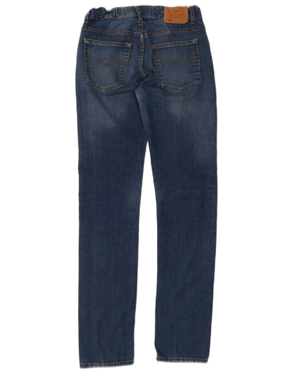 Levi's Meninos 510 Skinny Jeans 15-16 Anos W32 L31 Azul Algodão
