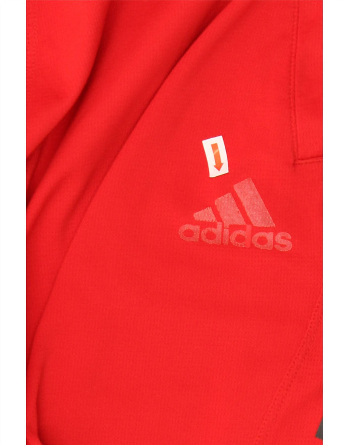 Adidas Mens Aeroready Sport Shorts Grande Poliéster Vermelho