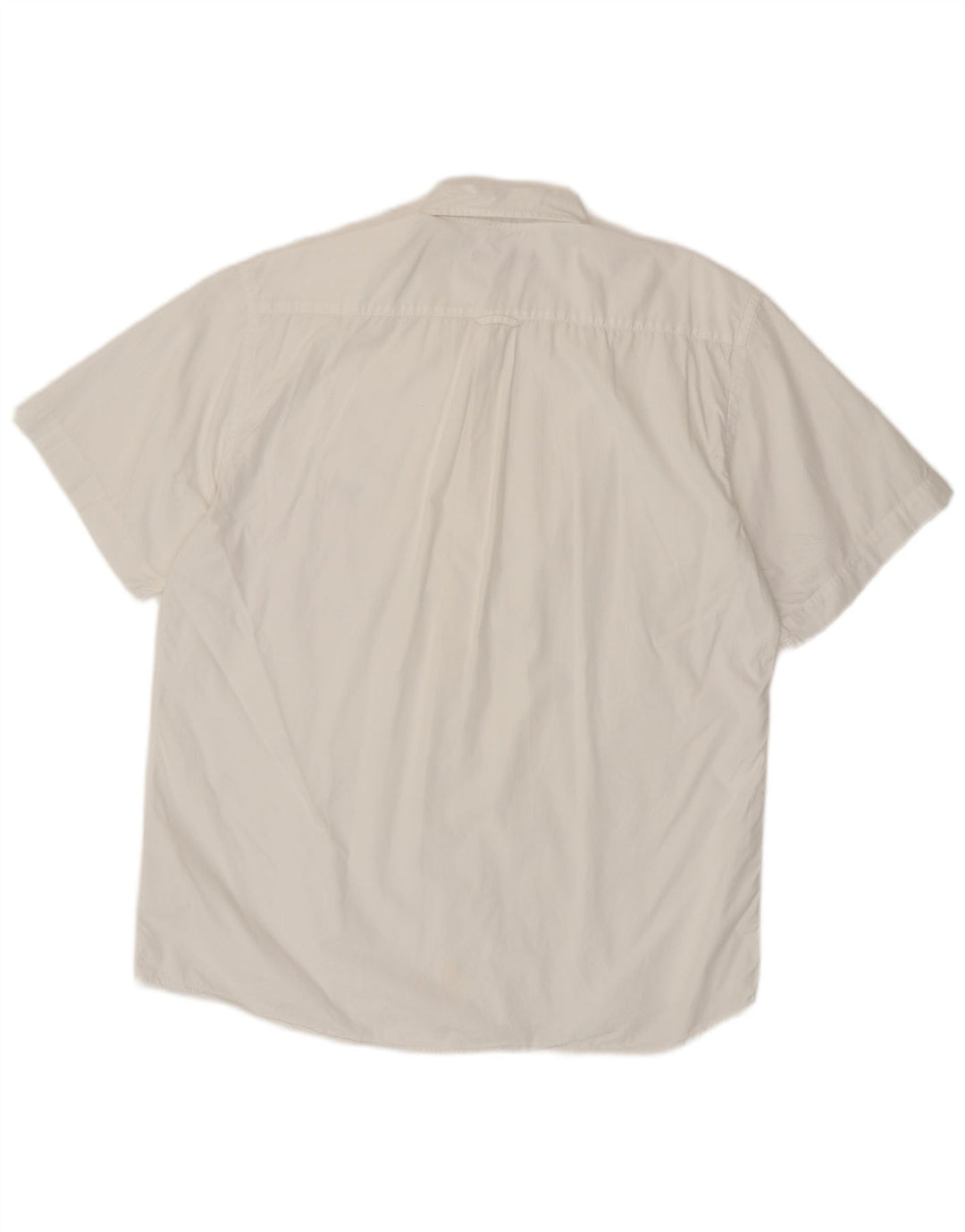 Camisa masculina de manga curta Gant Regular Fit grande algodão branco