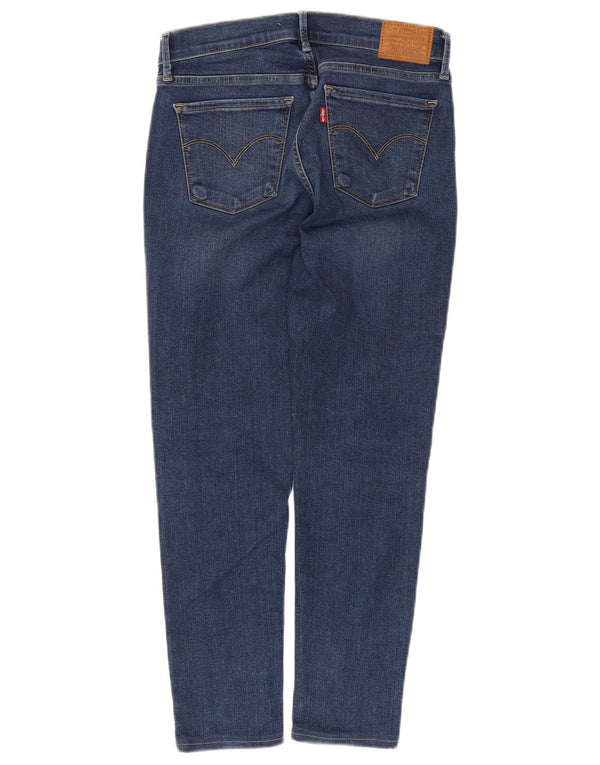 Calça jeans feminina LEVI'S 710 Crop Super Skinny W28 L25 azul algodão