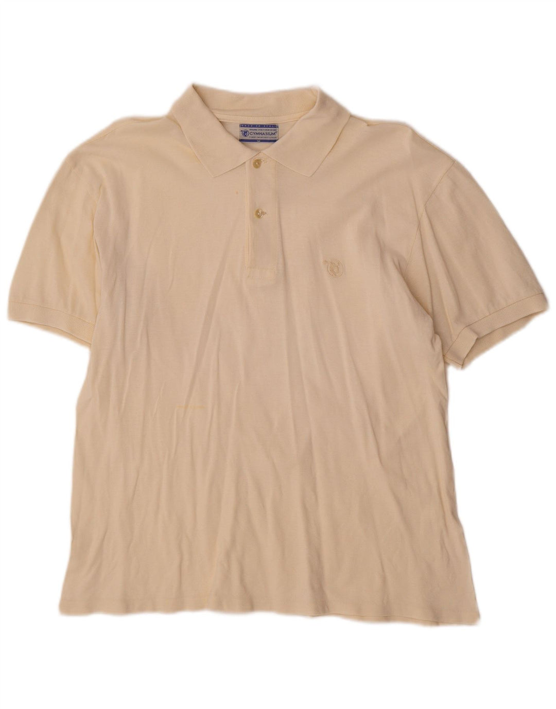 Camisa polo masculina Gymnasium bege médio