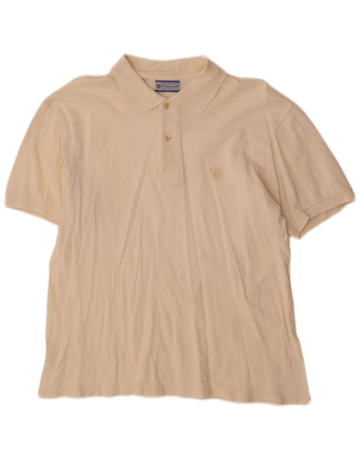 Camisa polo masculina Gymnasium bege médio
