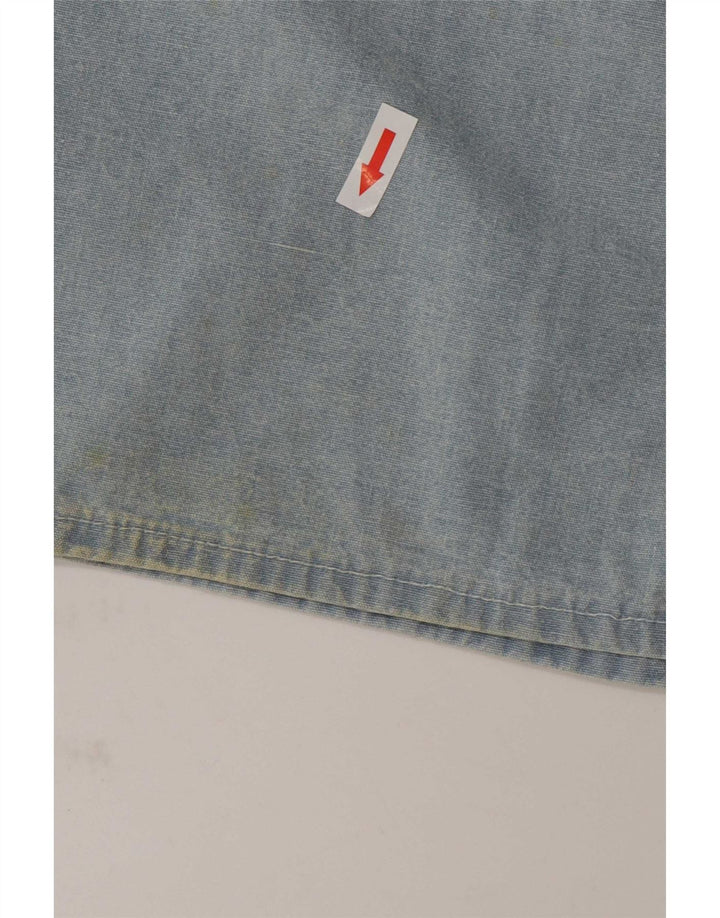 Bermuda masculina Fordocks IT 46 pequena W30 azul patchwork algodão