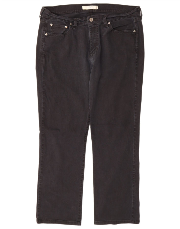 LEVI'S Masculino 505 Straight Jeans W32 L28 Preto