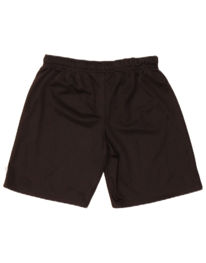 Shorts esportivos Russell Athletic Boys 10-11 anos médio preto poliéster