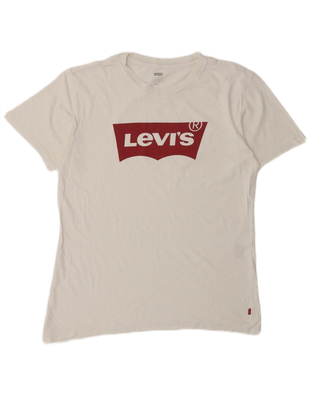 Camiseta gráfica masculina LEVI'S Top médio branco