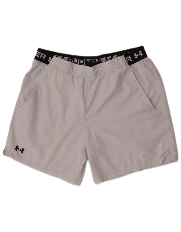 Under Armour Mens Fitted Graphic Sport Shorts XL Poliéster Branco