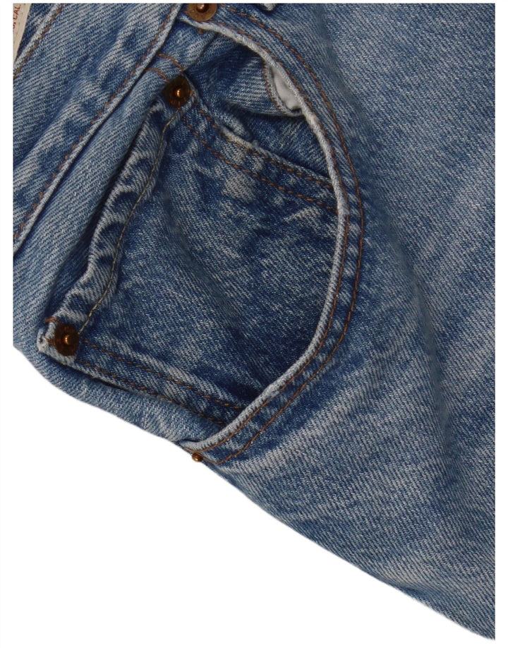 Levi's Masculino 501 Straight Jeans W30 L28 Azul Algodão